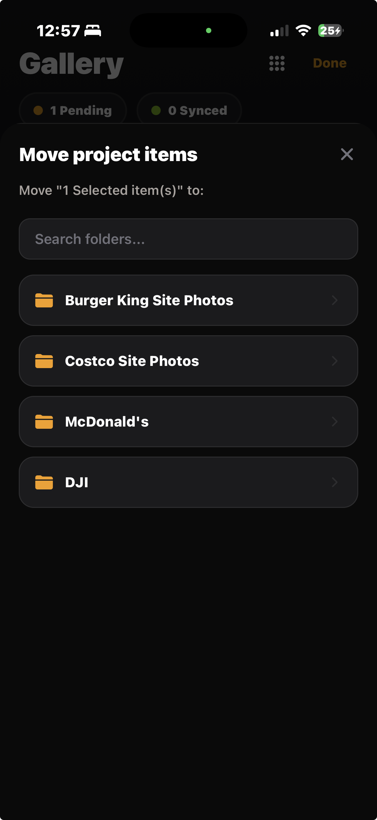 Gallery Upload Actions